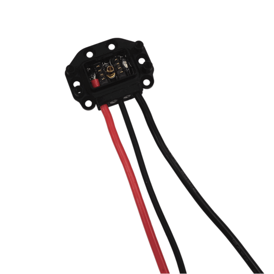 Duotone Foil Assist Male connector with cables for top plate