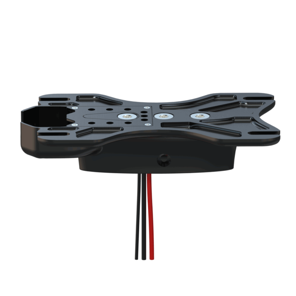 Duotone Foil Assist AL Top Plate with male connector and cables