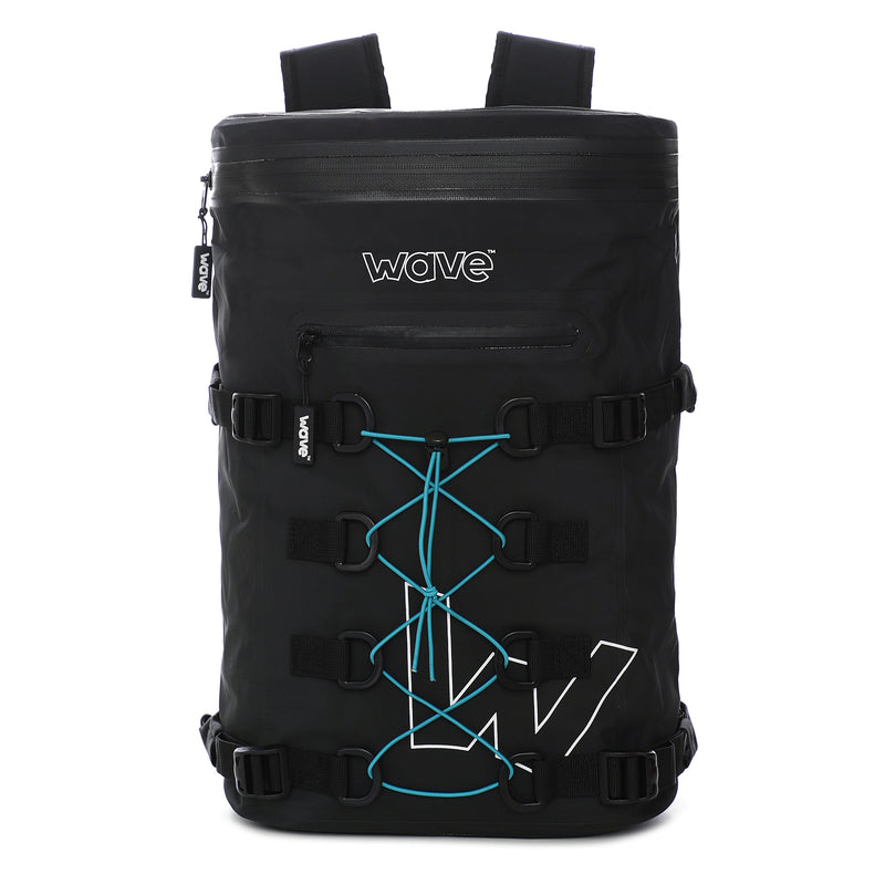 Waterproof Zipped PVC Deck Bag | Black | 20L Bags & Cases Wave Sups
