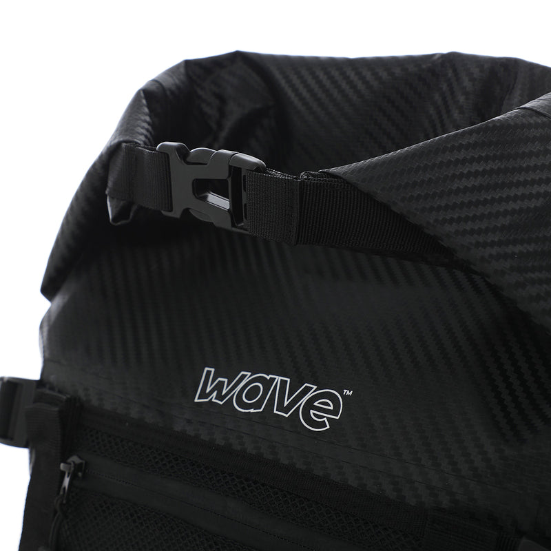 Waterproof Roll Top PVC Deck Bag | Black | 20L Bags & Cases Wave Sups