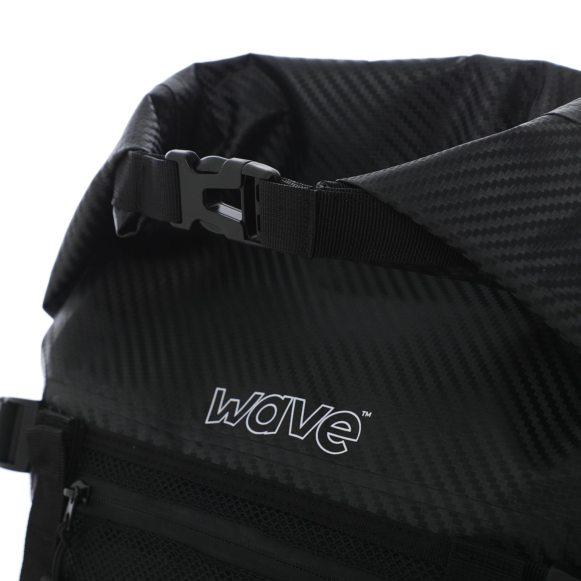 Waterproof Roll Top PVC Deck Bag | Black | 20L Bags & Cases Wave Sups