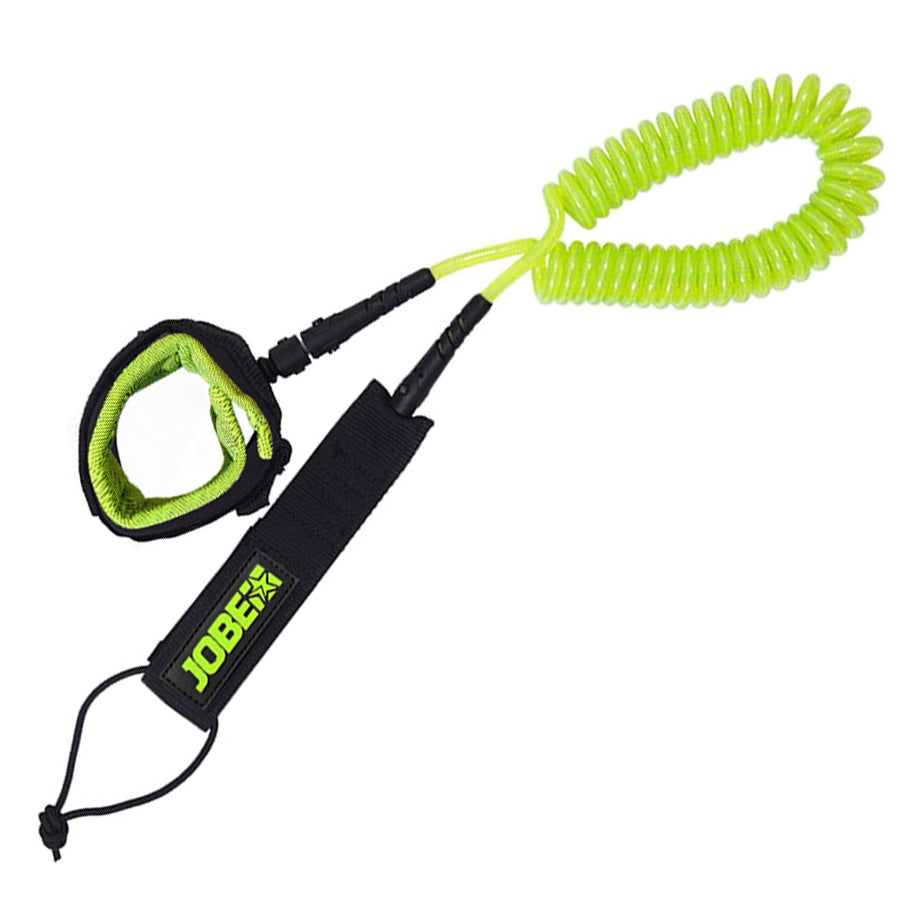 Skiffo Leash Coiled Per SUP Adulti: Blu 8 Mm, Cavigliera In Neoprene, Sicurezza E Libertà