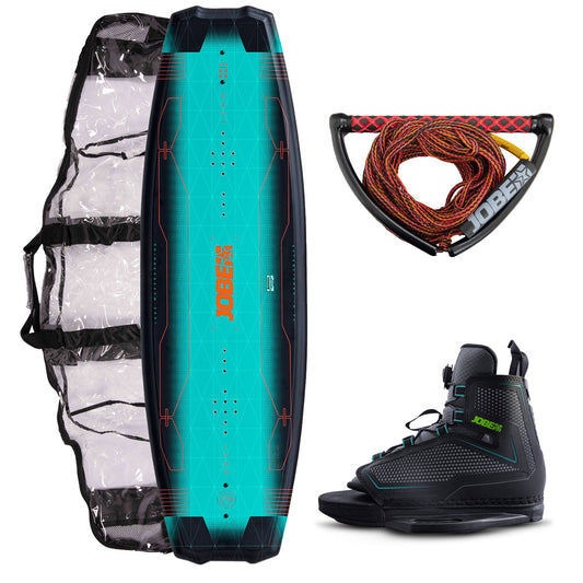 Jobe Logo Wakeboard Maze Bindings Package