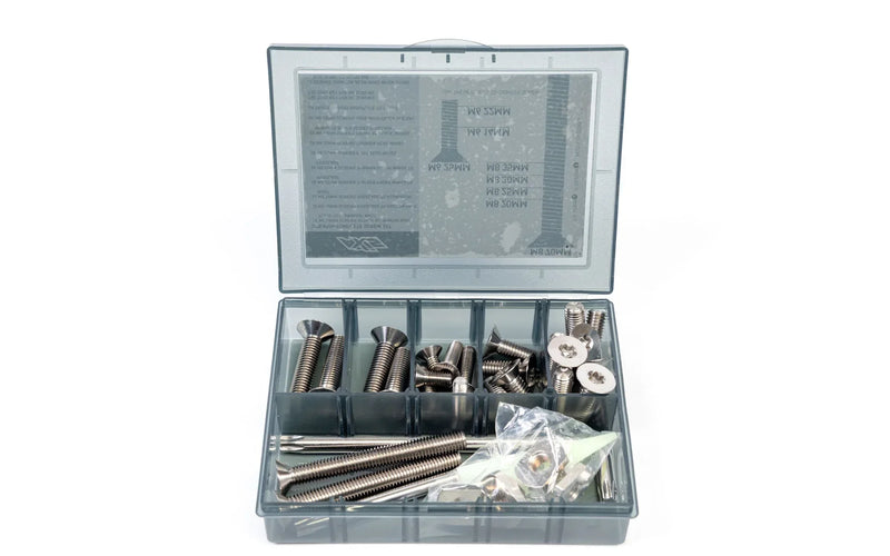 Axis S-Series Complete Screw Set - Titanium - SUP