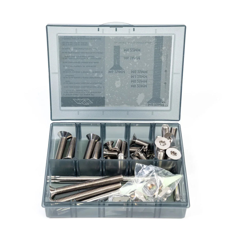Axis S-Series Complete Screw Set - Titanium - SUP