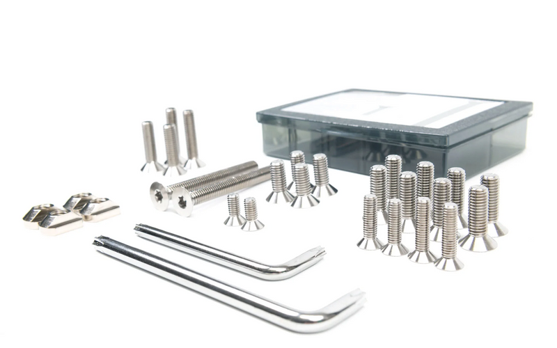 Axis S-Series Complete Screw Set - Titanium - SUP